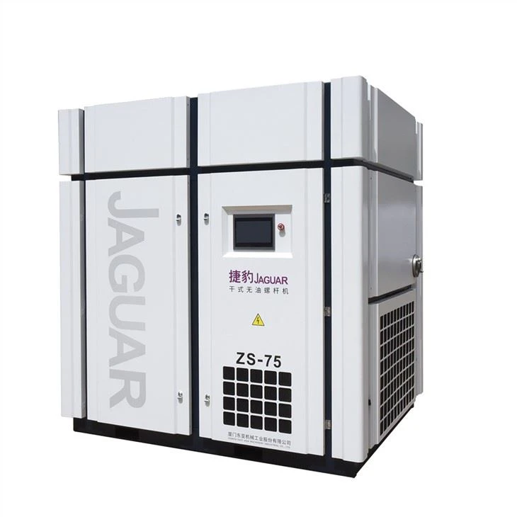 Suchý skrutkový vzduchový kompresor s výkonom 55 kW